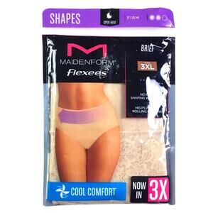 Maidenform Shapes Flexees Brief Firm Cool Comfort 3XL NIP